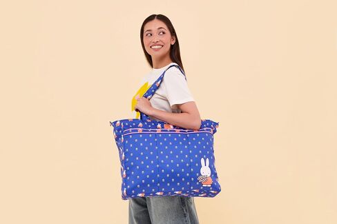 JuJuBe Miffy Flower Fields Large Laptop Tote Bag for Women, Lightweight Work Shoulder Bag with 8 Pockets for Office, Travel, School & Daily Essentials in Kuwait
