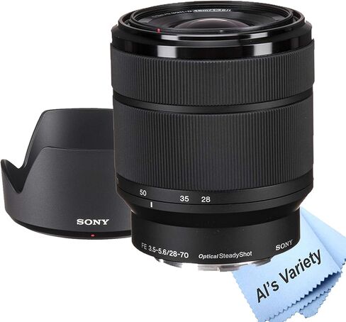 Sony a7 III Mirrorless Camera with FE 28-70mm Lens, 24.2MP Full-Frame 4K, Bundle with 64GB SD Card, Dual Wireless Microphones, Tripod, LED Light & Accessories (Renewed) in Kuwait