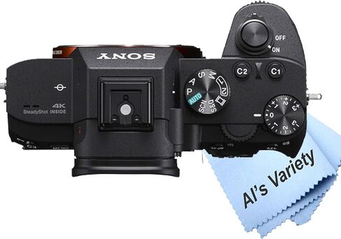 Sony a7 III Mirrorless Camera with FE 28-70mm Lens, 24.2MP Full-Frame 4K, Bundle with 64GB SD Card, Dual Wireless Microphones, Tripod, LED Light & Accessories (Renewed) in Kuwait