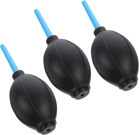 Housoutil 3-Pack Air Blower Portable Dust Collector for Camera Lens Sensor Keyboard and Computer Cleaning Mini Air Duster with One-Way Valve Pin-Valve Nozzle in Kuwait