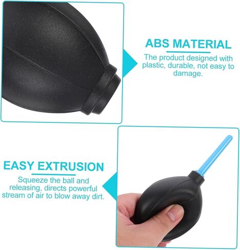 Housoutil 3-Pack Air Blower Portable Dust Collector for Camera Lens Sensor Keyboard and Computer Cleaning Mini Air Duster with One-Way Valve Pin-Valve Nozzle in Kuwait