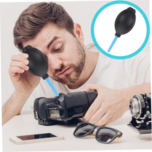 Housoutil 3-Pack Air Blower Portable Dust Collector for Camera Lens Sensor Keyboard and Computer Cleaning Mini Air Duster with One-Way Valve Pin-Valve Nozzle in Kuwait