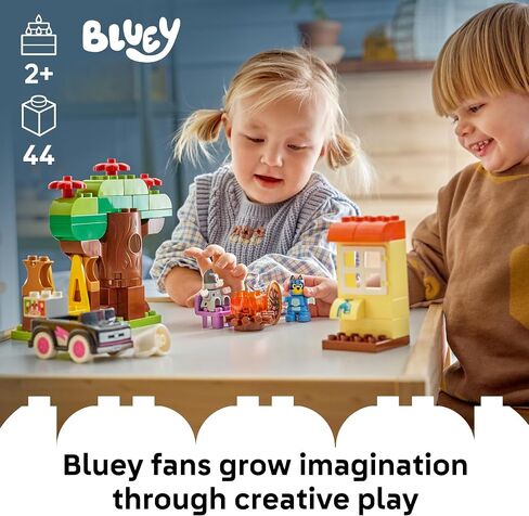 LEGO DUPLO Bluey Pizza Girls with Muffin and Bluey - Learning and Building Toy for Toddlers, Ages 2+ - Bluey Playset with 2 Toy Figures for Boys & Girls - Gift Idea for Birthdays - 10469 in Kuwait