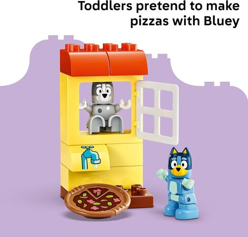LEGO DUPLO Bluey Pizza Girls with Muffin and Bluey - Learning and Building Toy for Toddlers, Ages 2+ - Bluey Playset with 2 Toy Figures for Boys & Girls - Gift Idea for Birthdays - 10469 in Kuwait