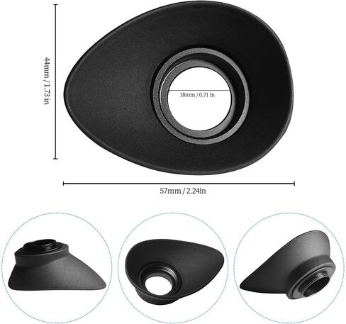 19mm AI Eyecup Eyepiece for Nikon FM3A FM2 FM FA FE2 F3 F3AF Cameras Rubber Camera Viewfinder Eye Cup 19mm Rubber Eye Cup in Kuwait