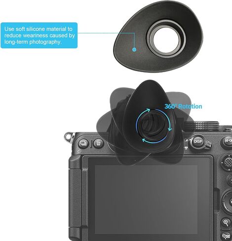 19mm AI Eyecup Eyepiece for Nikon FM3A FM2 FM FA FE2 F3 F3AF Cameras Rubber Camera Viewfinder Eye Cup 19mm Rubber Eye Cup in Kuwait