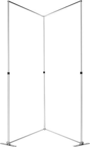 Westcott Portable V-Flat 2-Pack (Includes Two Frames, One White Fabric & One Black Fabric) - for Commercial, Portrait, Fashion Photography and Video Production | Two Portable Frames with White and Black Washable Fabrics, Collapsible Aluminum Frames, Open  in Kuwait