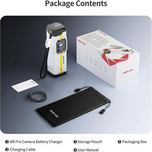 PHOTOOLEX High-Capacity 16500mAh FZ100 Camera Battery Charger, 100W PD & 18W USB-A Output, Smart Display for Charging Power & Battery Health, Portable Power Station for Sony Alpha Series Photographers in Kuwait