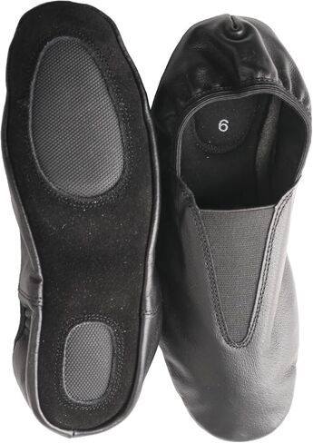 Ballet Shoes for Women Black Elastic Arch Dance Slippers in Kuwait