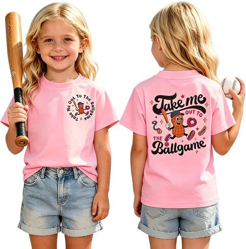 MODNTOGA Baseball Shirt for Toddler Boy Girl Ballgame Graphic T-Shirt Short Sleeve Game Day Tee Tops Baseball Season Fan Gift in Kuwait