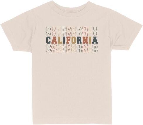 Stacked California Toddler Kids T-Shirt in Kuwait
