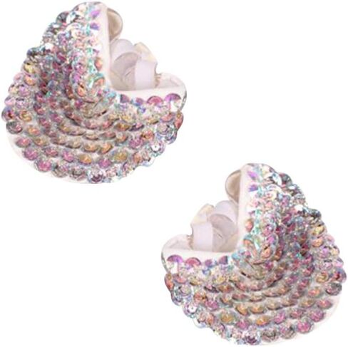 1 Pair Contemporary Pirouette Dance Half Sole Crystal Stretch Lyrical Turning Shoes for Ballet Jazz Girls Women Size S in Kuwait