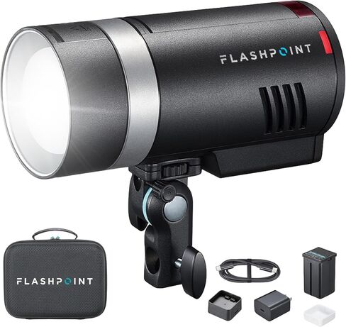 Flashpoint XPLOR 300 Pro II TTL Outdoor Flash (Godox AD300Pro II Equivalent) – 300Ws Battery Strobe, 2.4GHz Wireless X System, HSS 1/8000s, Fast Recycle 0.01–1.5s, 10-Stop Power Control in Kuwait