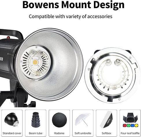 2pcs Godox SK400IIV Studio Flash Kit,800Ws Strobe Photography Lighting with Stands,XT-16 Trigger,Bowens Mount Softbox,Umbrella,5-in-1 Reflector Carry Bag for Portrait Product Wedding Shooting in Kuwait