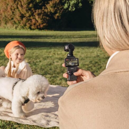 DJI Osmo Pocket 3, Vlogging Cameras with 1'' CMOS & 4K/120fps Vlog Camera, 3-Axis Stabilization, Fast Focusing, Face/Object Tracking, Digital Vlogging Camera for YouTube (Renewed) in Kuwait