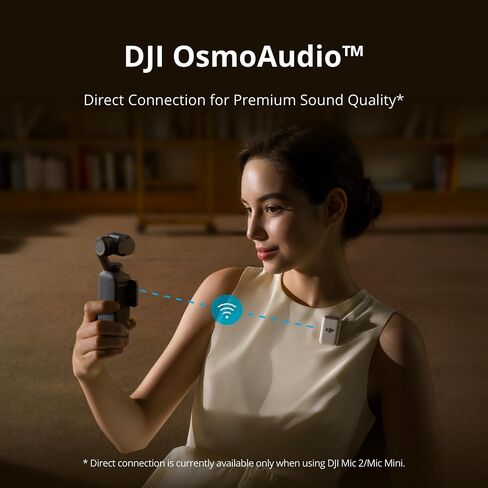DJI Osmo Pocket 3, Vlogging Cameras with 1'' CMOS & 4K/120fps Vlog Camera, 3-Axis Stabilization, Fast Focusing, Face/Object Tracking, Digital Vlogging Camera for YouTube (Renewed) in Saudi Arabia