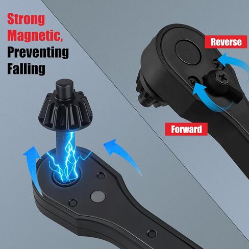 Ratchet Drill Chuck Key Wrench,2 in 1 Drill chuck key Ratchet Spanner,Universal drill ratchet Wrench Chuck key Replacement Tool for Most Electric drills and Power Tools in Kuwait