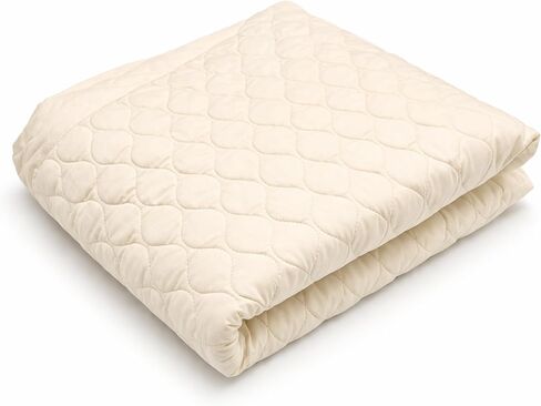 ORGANIC TEXTILES 100% Organic Cotton Baby Mattress Pad - GOTS Certified - Mini Sleeper (31x18) - Flat in Kuwait