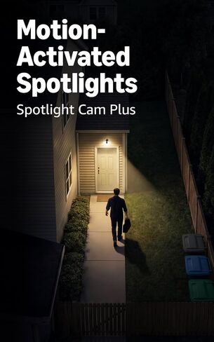 Ring Battery Doorbell (newest model), Speckled Gray with Ring Spotlight Cam Plus, Battery, White in Kuwait