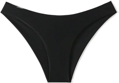 Bathing Suit Bottoms for Women Summer Beach Solid Cheeky Bikini in Kuwait