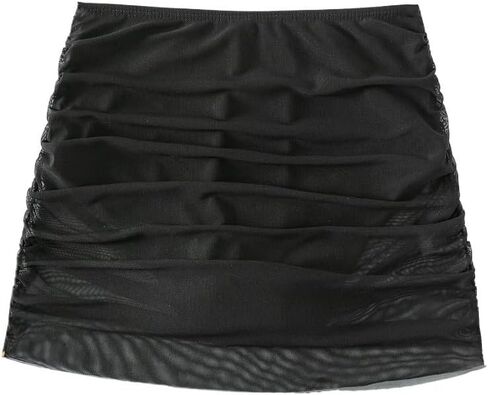 Bathing Suit Bottoms for Women Beach Mesh Ruched Bikini Bottom in Kuwait