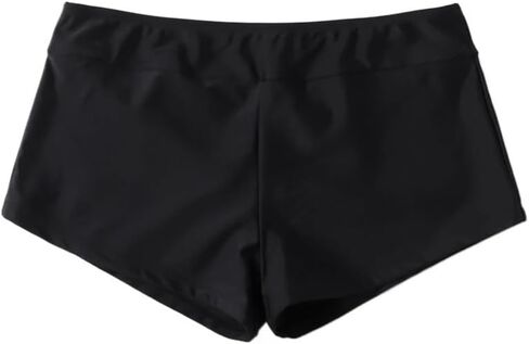Bathing Suit Bottoms for Women Summer Beach Solid Bikini Shorts in Kuwait