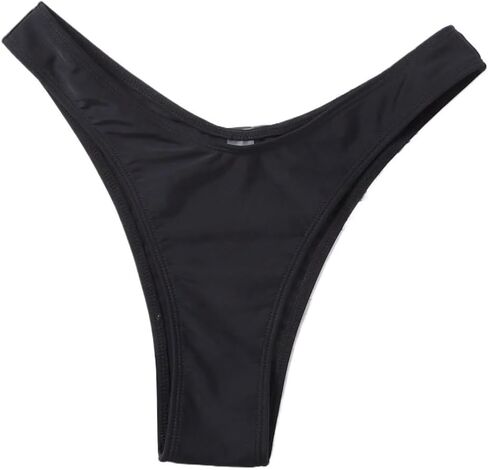 Bathing Suit Bottoms for Women Summer Beach High Cut Bikini Panty in Kuwait