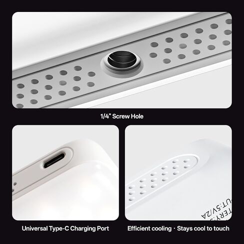 Viltrox Z05 RGB Video Light Portable LED Selfie Light with Clip for Phone Camera Laptop Tripod, 2000mAh USB-C CRI＞97 2800-6800K App Control Dimmable for Photography TikTok YouTube Vlog Live Streaming in Kuwait