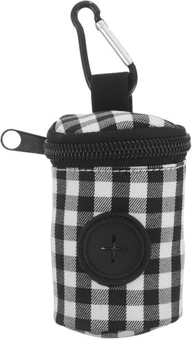 Kids Diaper Bag Dispenser: Outdoor Nappy Garbage Bag Dispenser, Easy Dispensing & Carabiner Clip for Baby Stroller, Zippered Pet Waste Pouch Container in Kuwait