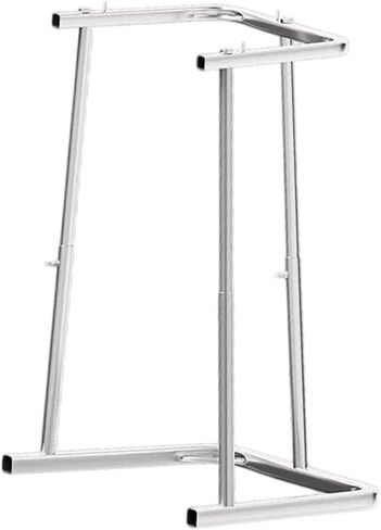 Shelf Tall Trash Bag Holder Leaf Waste Stand Garbage Bag Bracket Stainless Steel Adjustable Folding Suitable for Garden Camping Picnic in Kuwait