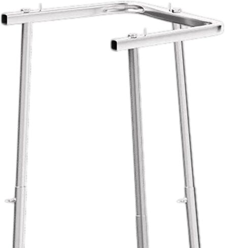 Shelf Tall Trash Bag Holder Leaf Waste Stand Garbage Bag Bracket Stainless Steel Adjustable Folding Suitable for Garden Camping Picnic in Kuwait