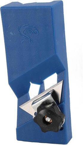 Tbest 45 Degree Chamfer Planer Double Slot Straight Edges 45 Degree Bevel Chamfer Plane Woodworking Trimming Tool Pl a Planer Features Cutting Slot in Kuwait