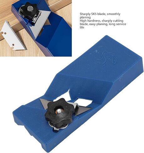 Tbest 45 Degree Chamfer Planer Double Slot Straight Edges 45 Degree Bevel Chamfer Plane Woodworking Trimming Tool Pl a Planer Features Cutting Slot in Kuwait