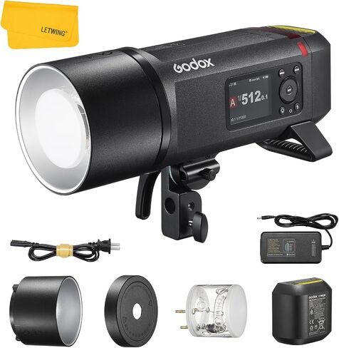 GODOX AD800 Pro AD800Pro Outdoor Flash Strobe Light, 800Ws TTL 1/8000s HSS Flash Monolight, 300 Full Power Pops, 0.01-1.5s Recycle Time, Battery-Powered All-in-One Outdoor Photography Lighting in Kuwait