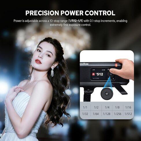 GODOX AD800 Pro AD800Pro Outdoor Flash Strobe Light, 800Ws TTL 1/8000s HSS Flash Monolight, 300 Full Power Pops, 0.01-1.5s Recycle Time, Battery-Powered All-in-One Outdoor Photography Lighting in Kuwait