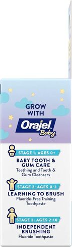 Orajel Baby Non-Medicated Cooling Gel Day & Night 0.18 Ounce (3 Pack) in Kuwait