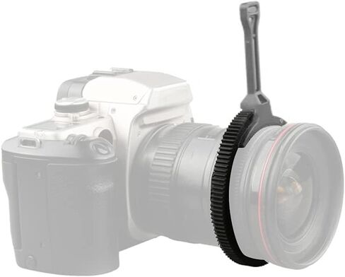 Versatile Gear Follow Focus Handle Lever for HD Cameras, Plastic and Rubber, Enhanced Focusing Precision, 1PC (Grey) in Kuwait