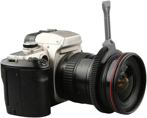 Versatile Gear Follow Focus Handle Lever for HD Cameras, Plastic and Rubber, Enhanced Focusing Precision, 1PC (Grey) in Kuwait