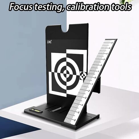 Camera Focus Adjustment Card, Lens Calibration Tool,with Built-in Bubble Level and 1/4"-20 Tripod Mount, for DSLR Cameras/Photographers in Kuwait