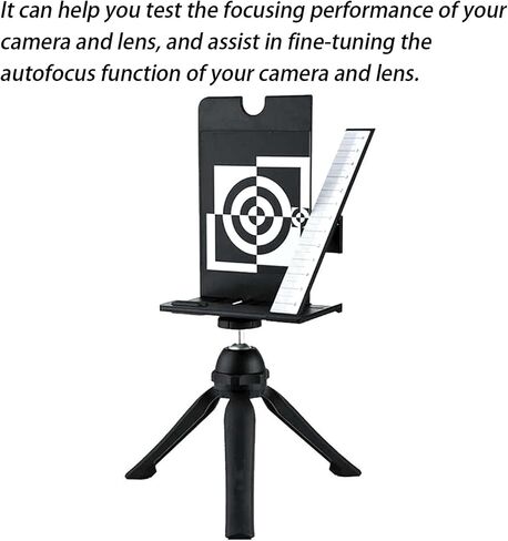 Camera Focus Adjustment Card, Lens Calibration Tool,with Built-in Bubble Level and 1/4"-20 Tripod Mount, for DSLR Cameras/Photographers in Kuwait