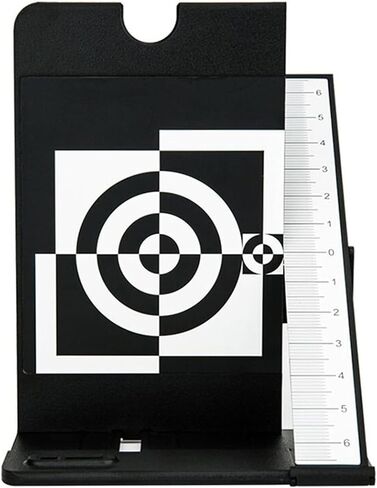 Camera Focus Adjustment Card, Lens Calibration Tool,with Built-in Bubble Level and 1/4"-20 Tripod Mount, for DSLR Cameras/Photographers in Kuwait