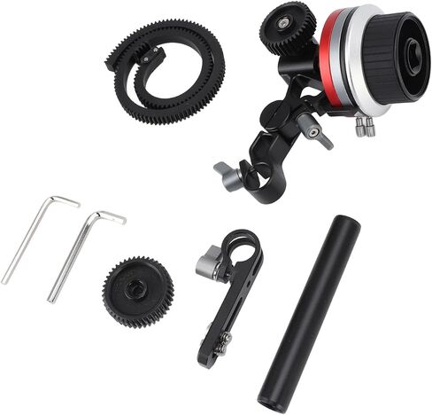 Emoshayoga Mirrorless Camera Follow Focus Gear for Accurate Focus Control in Video 1 Unit Aluminum Alloy in Kuwait