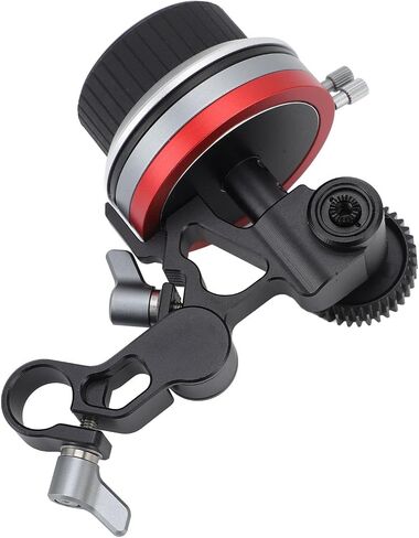 Kadimendium Camera Follow Focus Puller Aluminum Alloy for Video Photography with Lens Gear and Handwheel 1 Unit in Kuwait