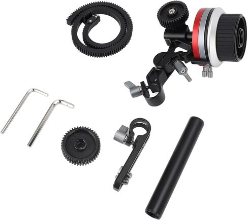 Socobeta Camera Follow Focus Puller Aluminum Alloy for Video Photography with Lens Gear and Handwheel 1 Unit in Kuwait
