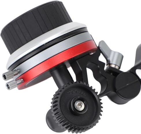 Socobeta Camera Follow Focus Puller Aluminum Alloy for Video Photography with Lens Gear and Handwheel 1 Unit in Kuwait