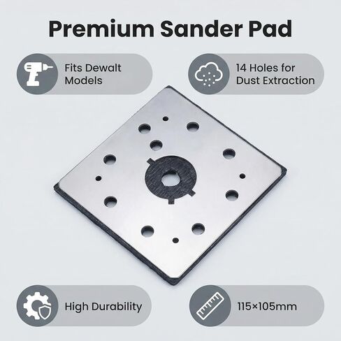 1/4 Sheet Sander Backing Pad for 151284-00 151284-00SV DW411 D26441 DW412 in Kuwait