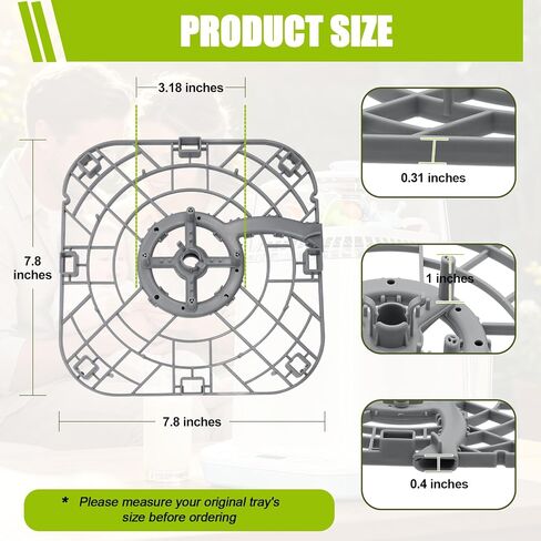 Bottom Tray Replacement Compatible with Momcozy KleanPal Pro Bottle Washer, Replacement Base Rack for Grownsy EaseClean, Papablic & MOMFANN EasePure Bottle Washer Pro, PP, BPA Free in Kuwait