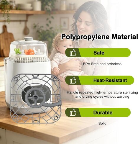 Bottom Tray Replacement Compatible with Momcozy KleanPal Pro Bottle Washer, Replacement Base Rack for Grownsy EaseClean, Papablic & MOMFANN EasePure Bottle Washer Pro, PP, BPA Free in Kuwait