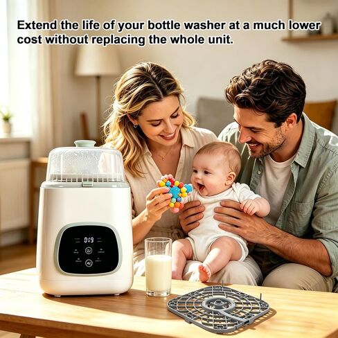 Bottom Tray Replacement Compatible with Momcozy KleanPal Pro Bottle Washer, Replacement Base Rack for Grownsy EaseClean, Papablic & MOMFANN EasePure Bottle Washer Pro, PP, BPA Free in Kuwait