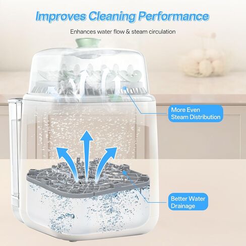 Replacement Bottom Tray for Momcozy KleanPal Pro Baby Bottle Washer, BPA-Free & Heat-Resistant, Easy Install Momcozy Baby Bottle Washer Accessories in Kuwait